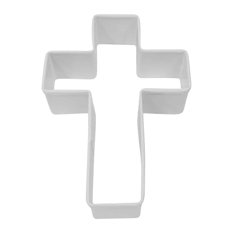 White Cross Cookie Cutter 4" - R&M