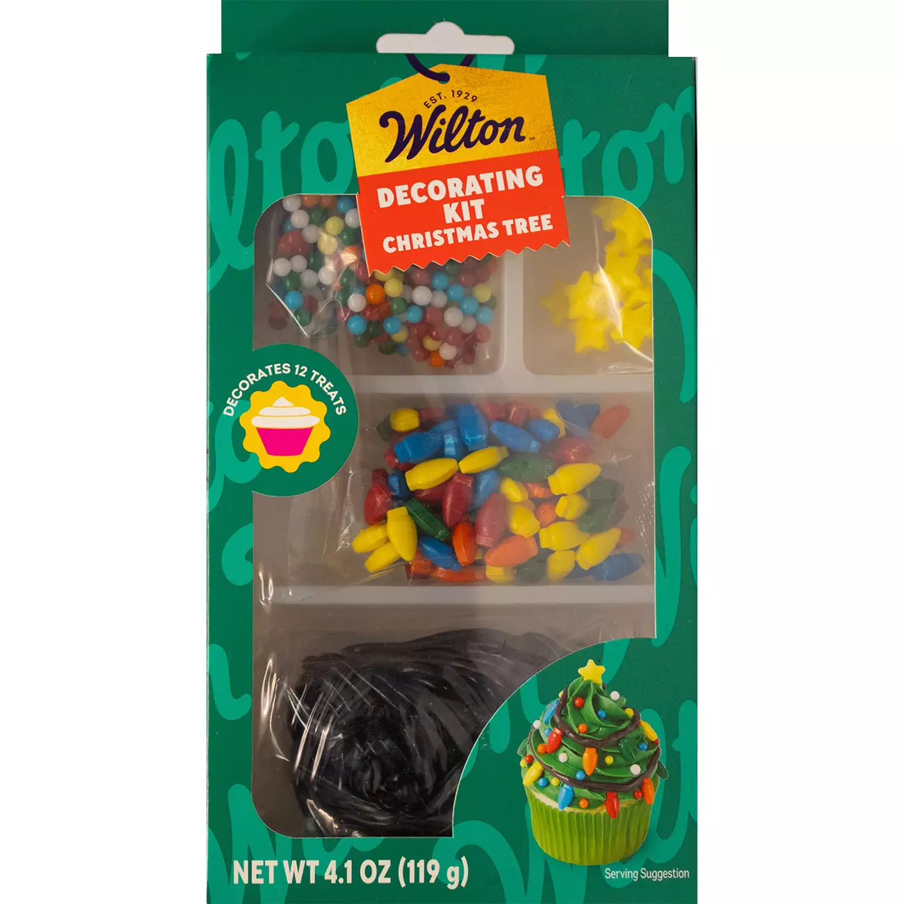 Christmas Tree Edible Decorating Kit - Wilton