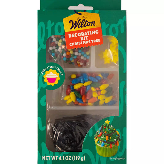 Christmas Tree Edible Decorating Kit - Wilton