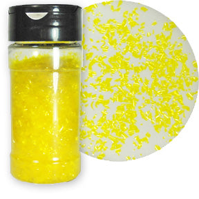 Yellow Edible Glitter Flakes